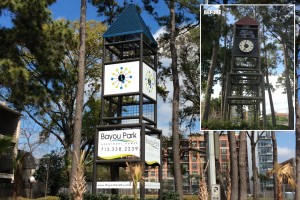 Bayou Park Apartments Clock Tower as Identity Monument