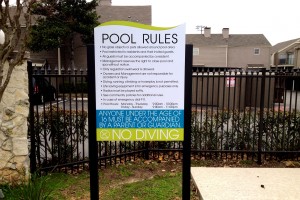 Bayou Park Apartment Homes Pool Rules on Post