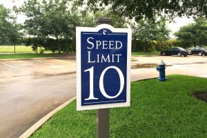 Arium Apartments Speed Limit on Post