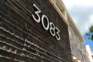 Echo Address Number Modern and Clean