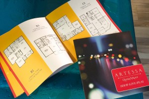 Design Print Studio CityLights Golden - Artessa at Quarry Village 12pg Brochure Floor Plan Spread