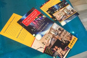 Design Print Studio CityLights Golden - Artessa at Quarry Village Rack Card and Promo Card