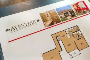 Design Print & Sign Studio - Aventine Floor Plan Insert Detail in the Circles Series