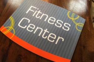 Design Print & Sign Studio - Waters Park Fitness Center Sign in the Circles Series