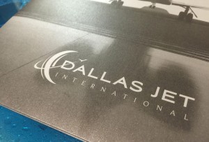 Dallas Jet International Metallic Paper Brochure Detail