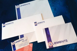 Elements Apartments Stationary Set - Letterhead, Business Card, Thank You Card and Envelope