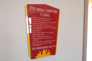 Firewheel Apartments Fitness Center Rules