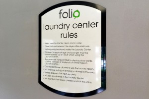 Folio Apartments Laundry Center Rules
