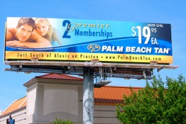 Palm Beach Tan Billboard