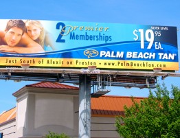 Palm Beach Tan Billboard