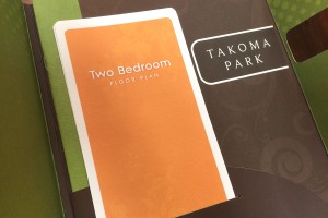 Gables Takoma Park Apartments Pocket Folder Brochure with Floor Plan Inserts