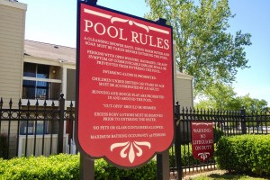 Cascades at Southern Hills Apartments Elegant Pool Rules on Post