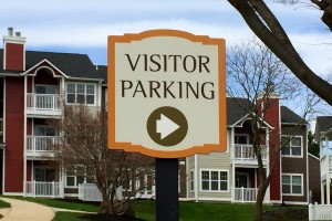 Treetops At Chester Hollow Apartment Homes Visitor Parking Directional on Post