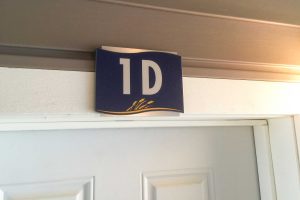 WaterStone at Carriage Trails Apartments - Unit ID with DiBond Backer