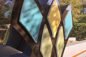 Boardwalk at Town Center Apartments - Contemporary LED Push-Thru Edge-Lit on Logo Icon