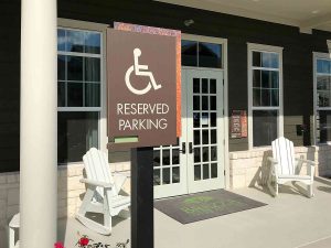 Brezza Natural Living Apartments | Handicap Parking Signs