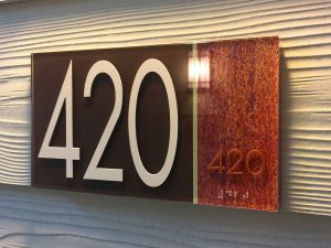 Brezza Natural Living Apartments | Unit ID Signs with Braille