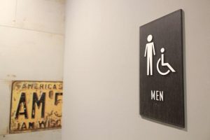 Main Street Lofts Dynamic Men Restroom Signs