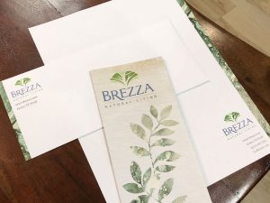 Brezza Natural Living Apartments | Letterhead Design