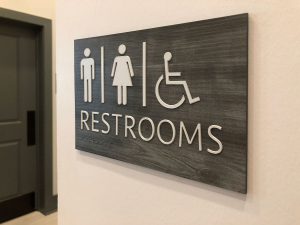 Volaris Live Oak Restroom ID Signs