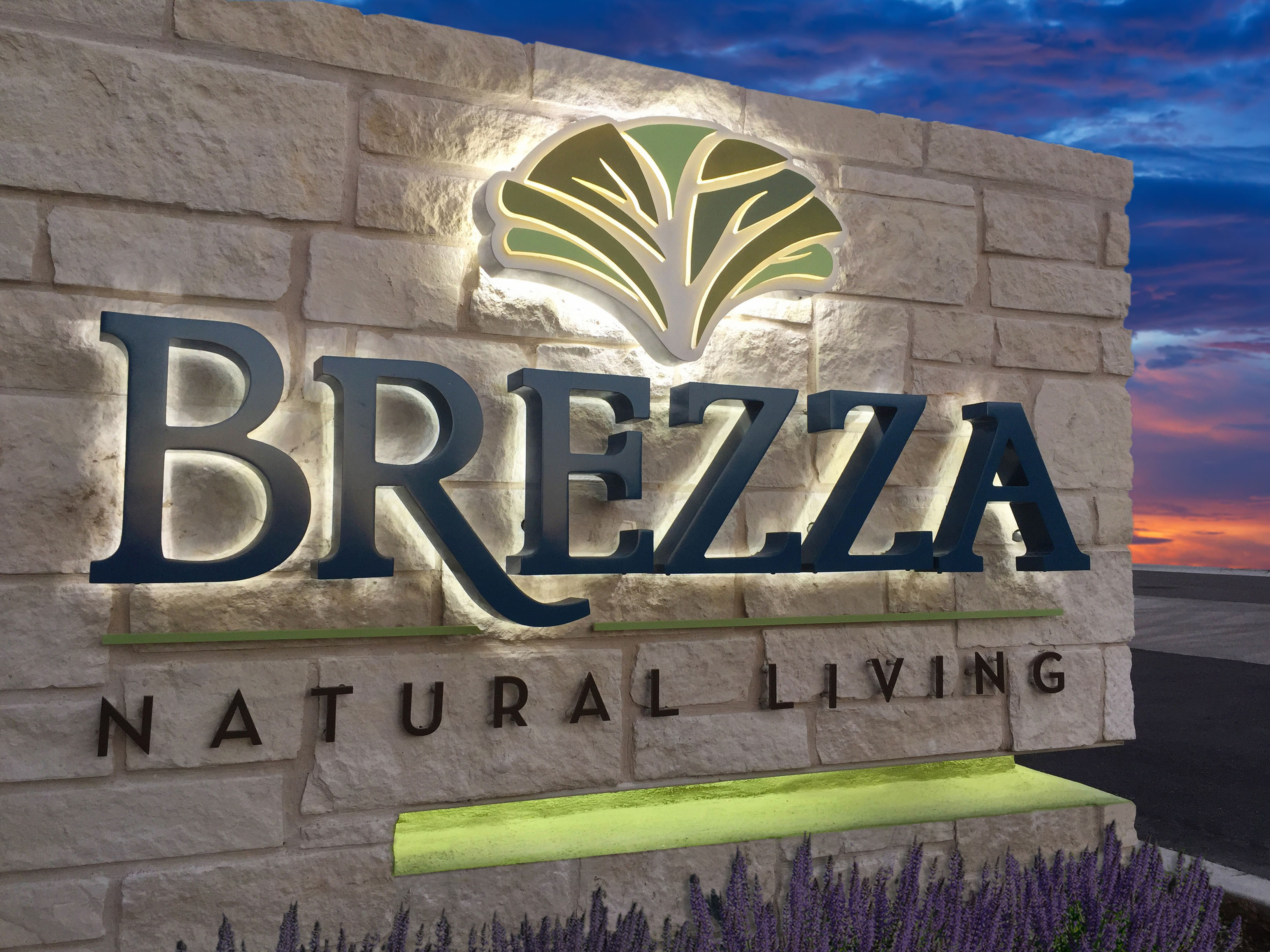 Brezza Monument Sign - Robinson Creative