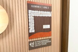 11-The-Amber-Elevator-Evacuation-Sign